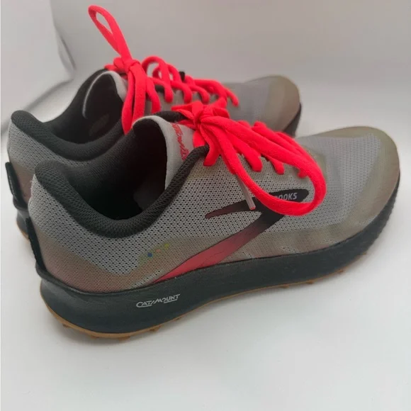 Brooks Catamount Womens Running Ultra Trail Shoe Alloy Pink Black US 9 - Picture 6 of 11